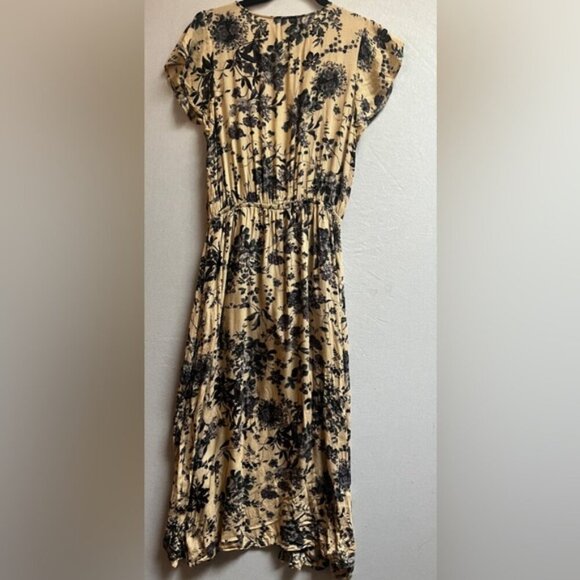 Tennis floral romper open front maxi dress Sz S - Picture 2 of 8